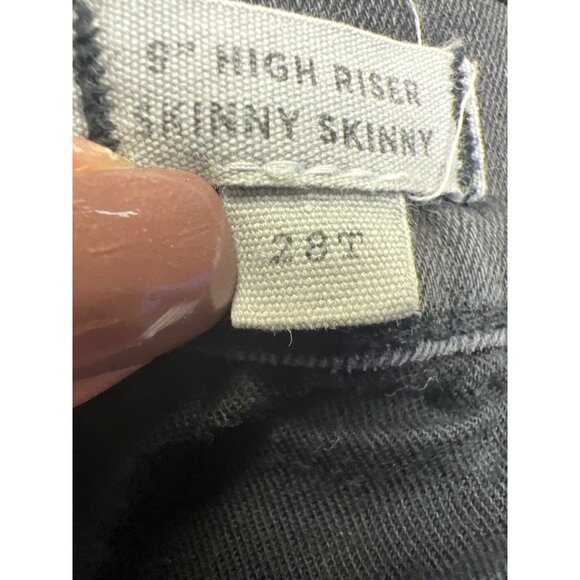 Madewell Womens High-Rise Skinny Jeans Dark Wash Denim Size 26 - Picture 10 of 10